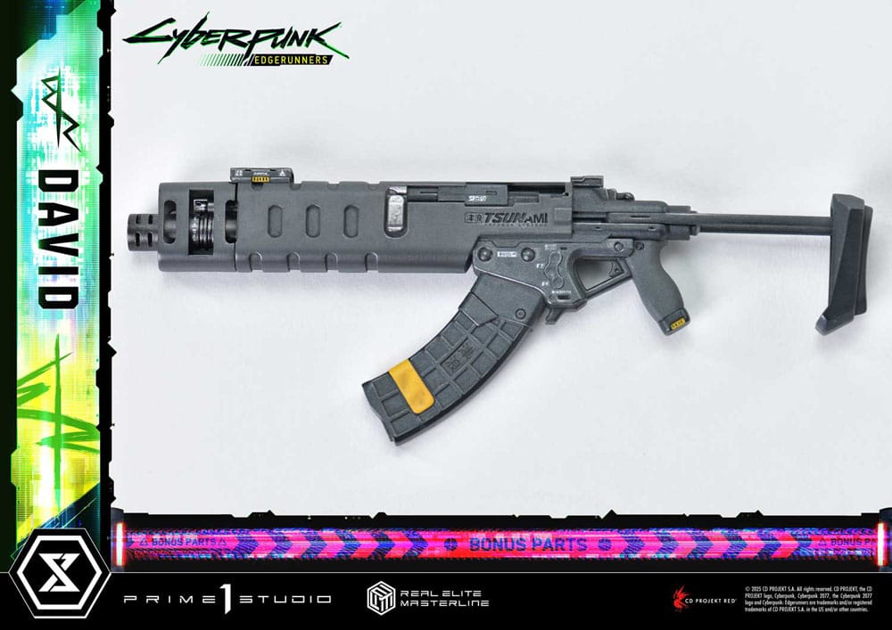 Cyberpunk: Edgerunners Real Elite Masterline Series Statue 1/4 David Deluxe Bonus Version 58 cm Scalefiguren Yokina