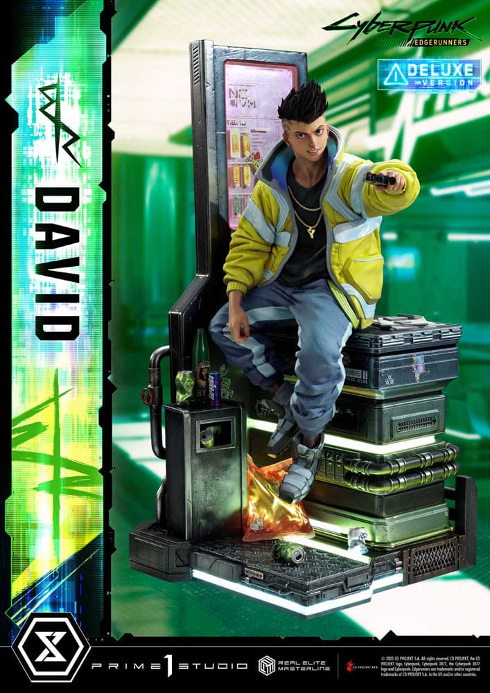 Cyberpunk: Edgerunners Real Elite Masterline Series Statue 1/4 David Deluxe Bonus Version 58 cm Scalefiguren Yokina