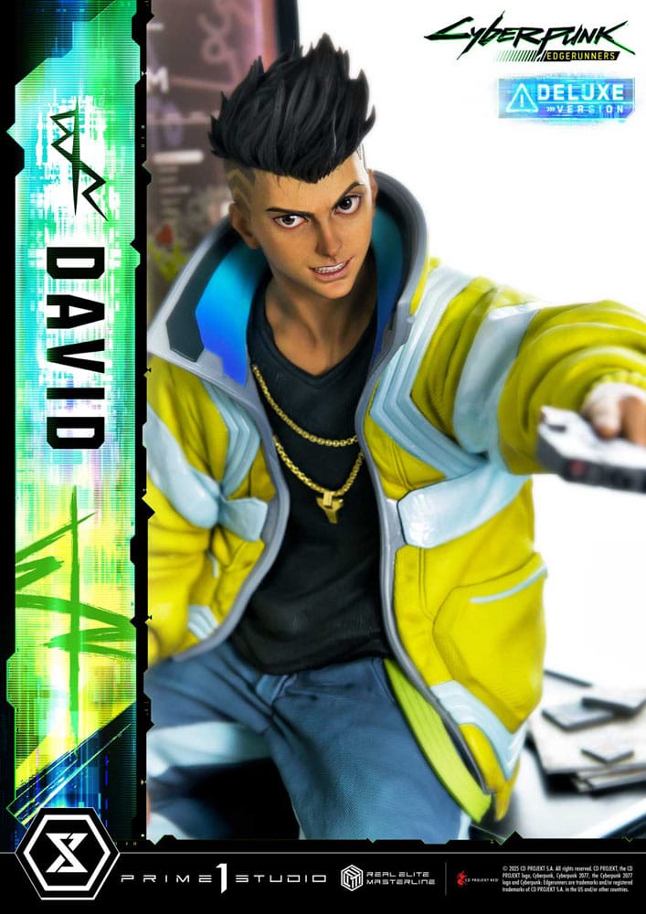 Cyberpunk: Edgerunners Real Elite Masterline Series Statue 1/4 David Deluxe Bonus Version 58 cm Scalefiguren Yokina