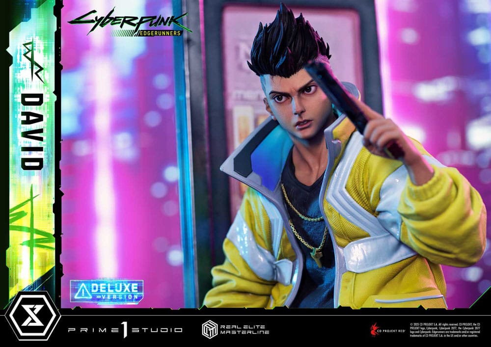 Cyberpunk: Edgerunners Real Elite Masterline Series Statue 1/4 David Deluxe Bonus Version 58 cm Scalefiguren Yokina