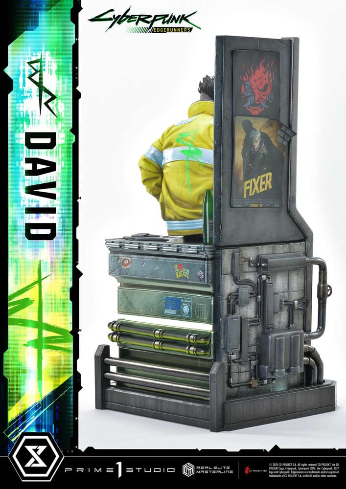 Cyberpunk: Edgerunners Real Elite Masterline Series Statue 1/4 David Deluxe Bonus Version 58 cm Scalefiguren Yokina