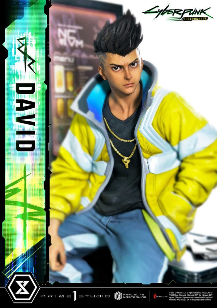 Cyberpunk: Edgerunners Real Elite Masterline Series Statue 1/4 David Deluxe Bonus Version 58 cm Scalefiguren Yokina