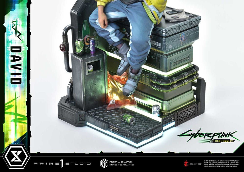 Cyberpunk: Edgerunners Real Elite Masterline Series Statue 1/4 David Deluxe Bonus Version 58 cm Scalefiguren Yokina