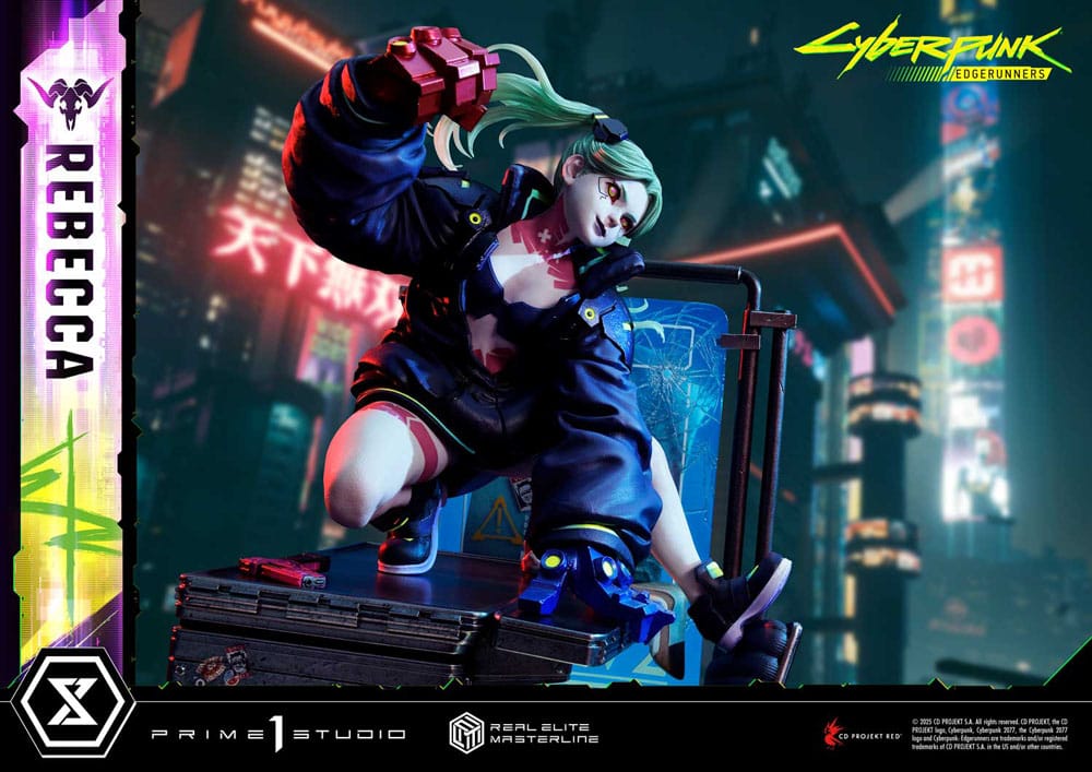 Cyberpunk: Edgerunners Real Elite Masterline Series Statue 1/4 Rebecca 54 cm Scalefiguren Yokina