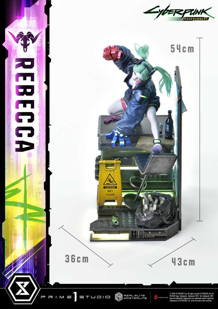 Cyberpunk: Edgerunners Real Elite Masterline Series Statue 1/4 Rebecca 54 cm Scalefiguren Yokina