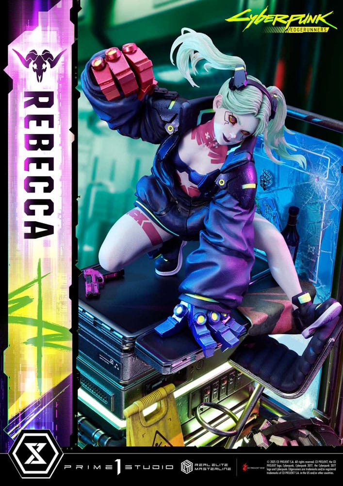 Cyberpunk: Edgerunners Real Elite Masterline Series Statue 1/4 Rebecca 54 cm Scalefiguren Yokina