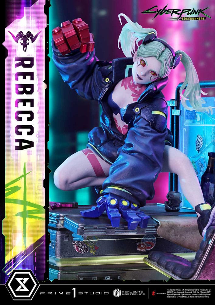 Cyberpunk: Edgerunners Real Elite Masterline Series Statue 1/4 Rebecca 54 cm Scalefiguren Yokina