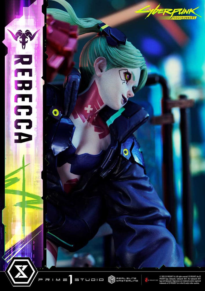 Cyberpunk: Edgerunners Real Elite Masterline Series Statue 1/4 Rebecca 54 cm Scalefiguren Yokina