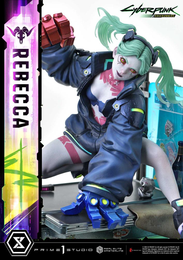 Cyberpunk: Edgerunners Real Elite Masterline Series Statue 1/4 Rebecca 54 cm Scalefiguren Yokina