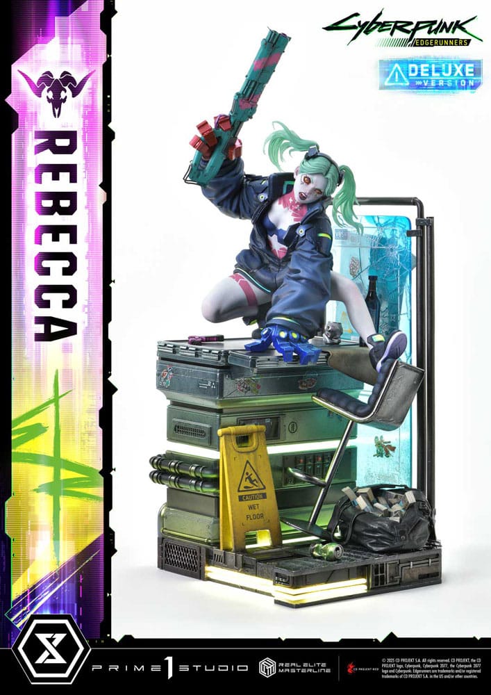 Cyberpunk: Edgerunners Real Elite Masterline Series Statue 1/4 Rebecca Deluxe Version 54 cm Scalefiguren Yokina