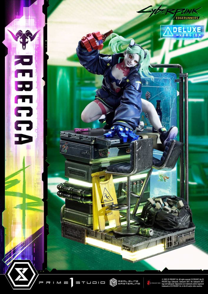 Cyberpunk: Edgerunners Real Elite Masterline Series Statue 1/4 Rebecca Deluxe Version 54 cm Scalefiguren Yokina