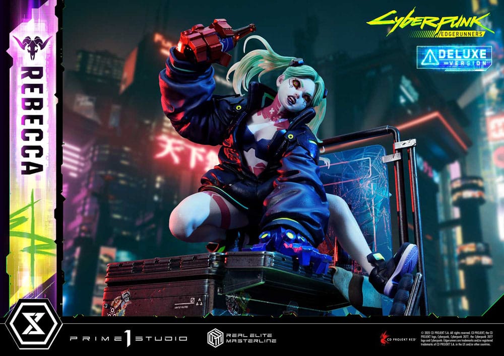 Cyberpunk: Edgerunners Real Elite Masterline Series Statue 1/4 Rebecca Deluxe Version 54 cm Scalefiguren Yokina