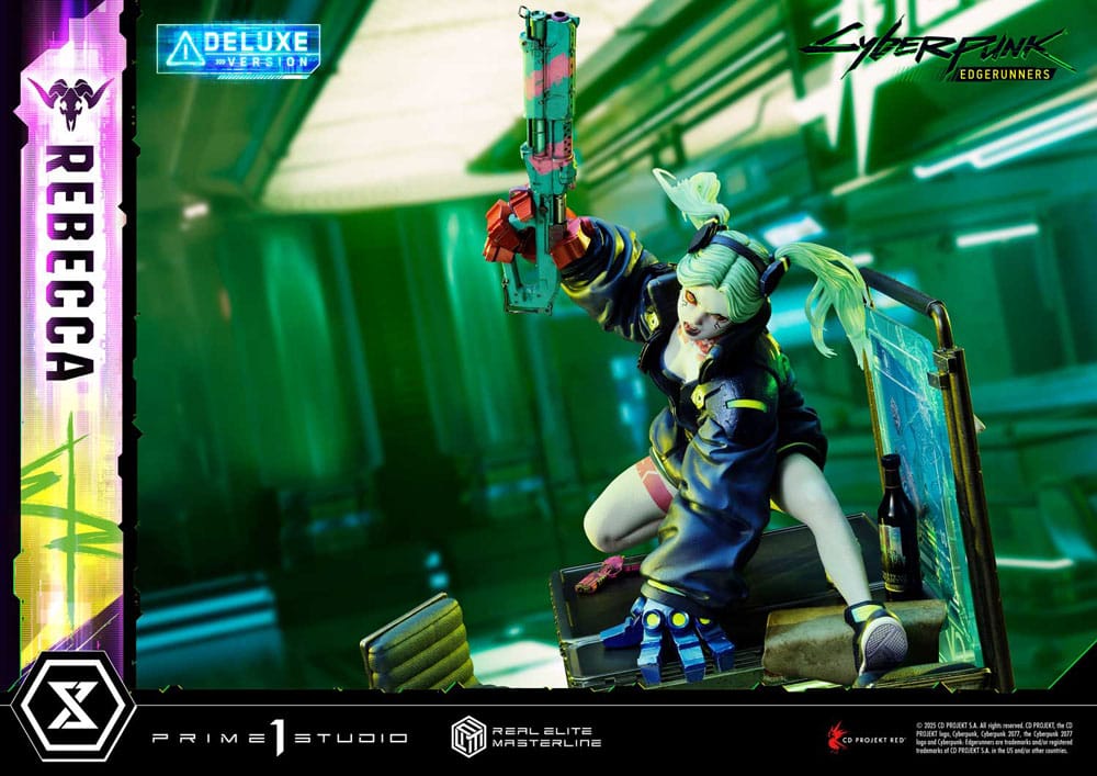 Cyberpunk: Edgerunners Real Elite Masterline Series Statue 1/4 Rebecca Deluxe Version 54 cm Scalefiguren Yokina