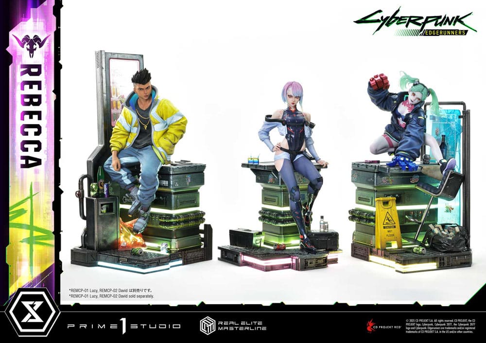 Cyberpunk: Edgerunners Real Elite Masterline Series Statue 1/4 Rebecca Deluxe Version 54 cm Scalefiguren Yokina