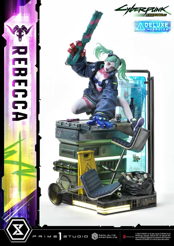Cyberpunk: Edgerunners Real Elite Masterline Series Statue 1/4 Rebecca Deluxe Version 54 cm Scalefiguren Yokina