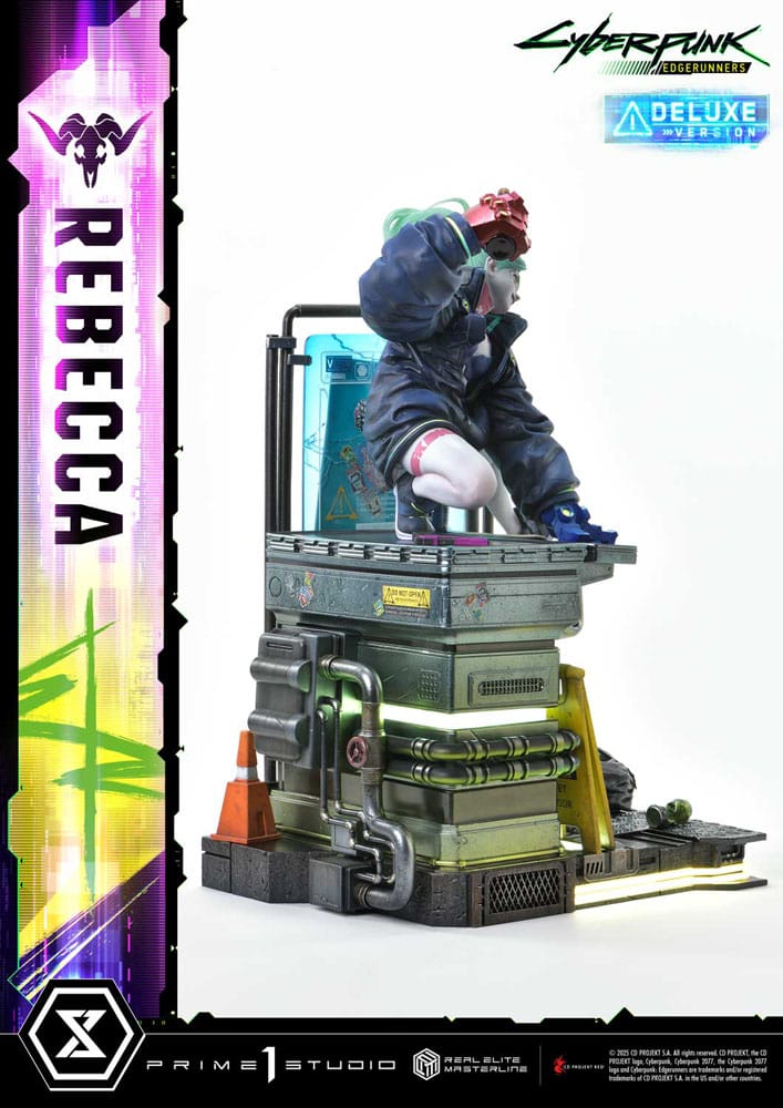Cyberpunk: Edgerunners Real Elite Masterline Series Statue 1/4 Rebecca Deluxe Version 54 cm Scalefiguren Yokina