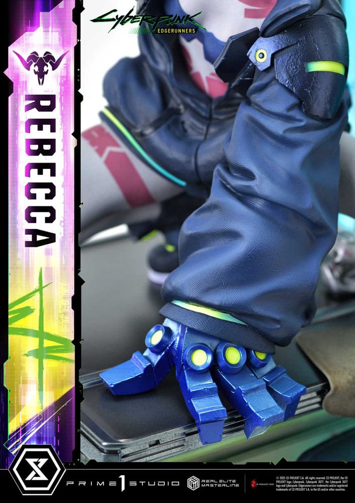 Cyberpunk: Edgerunners Real Elite Masterline Series Statue 1/4 Rebecca Deluxe Version 54 cm Scalefiguren Yokina