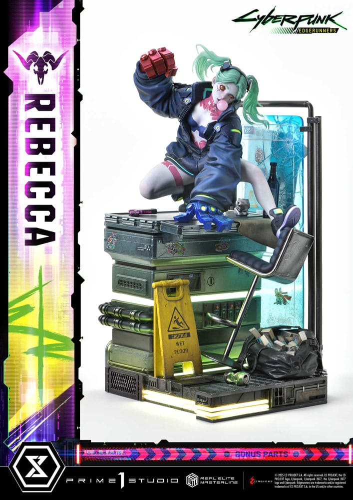 Cyberpunk: Edgerunners Real Elite Masterline Series Statue 1/4 Rebecca Deluxe Bonus Version 54 cm Scalefiguren Yokina