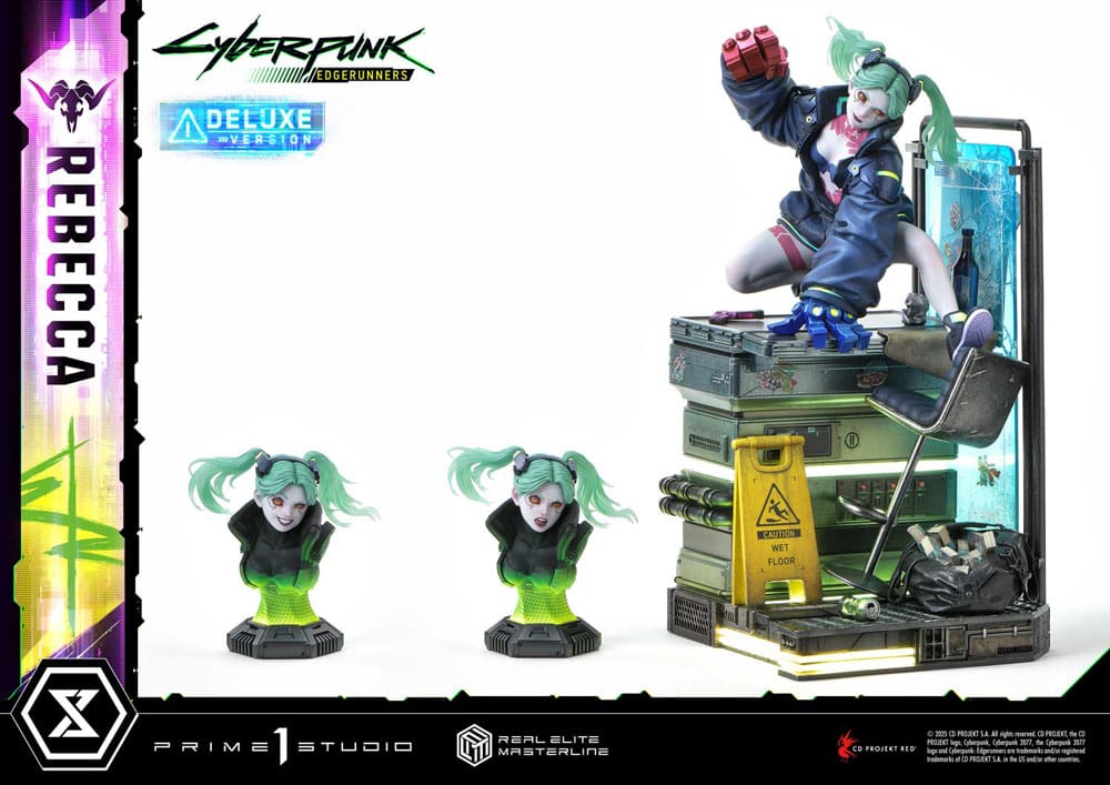 Cyberpunk: Edgerunners Real Elite Masterline Series Statue 1/4 Rebecca Deluxe Bonus Version 54 cm Scalefiguren Yokina
