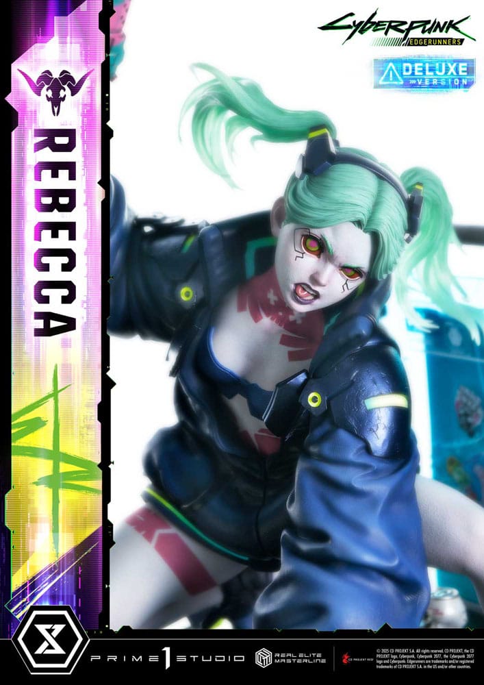Cyberpunk: Edgerunners Real Elite Masterline Series Statue 1/4 Rebecca Deluxe Bonus Version 54 cm Scalefiguren Yokina