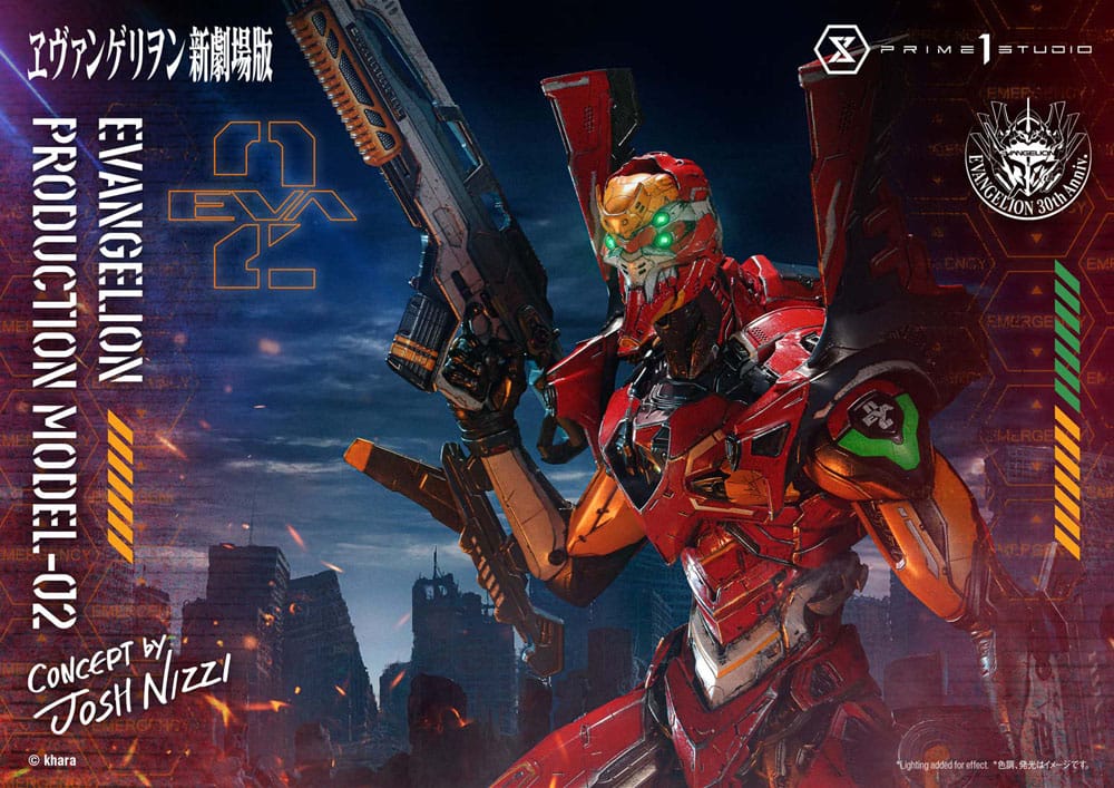 Rebuild of Evangelion Ultimate Diorama Masterline Series Statue Evangelion Production Model-02 (Concept By Josh Nizzi) 73 cm Prizefiguren Yokina