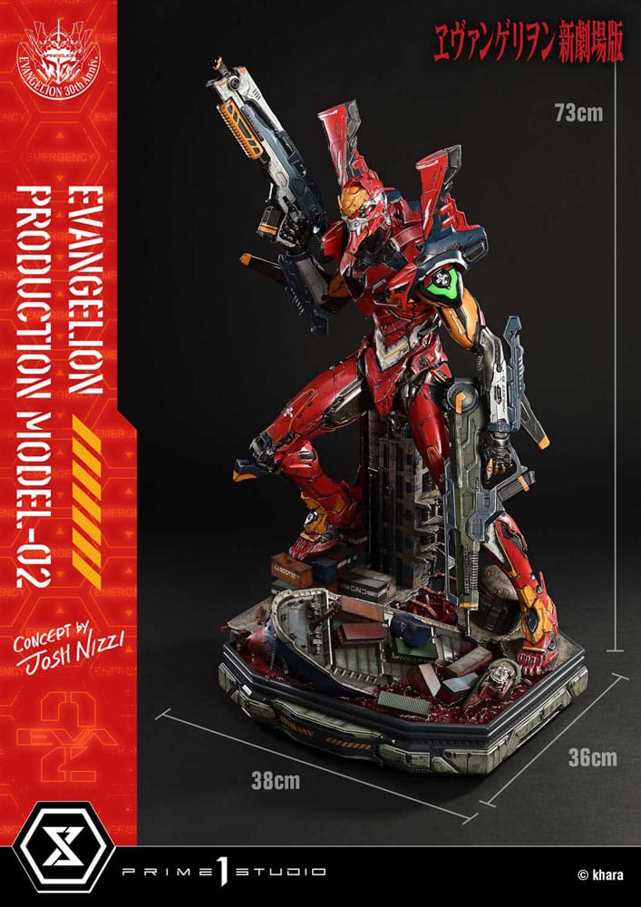 Rebuild of Evangelion Ultimate Diorama Masterline Series Statue Evangelion Production Model-02 (Concept By Josh Nizzi) 73 cm Prizefiguren Yokina