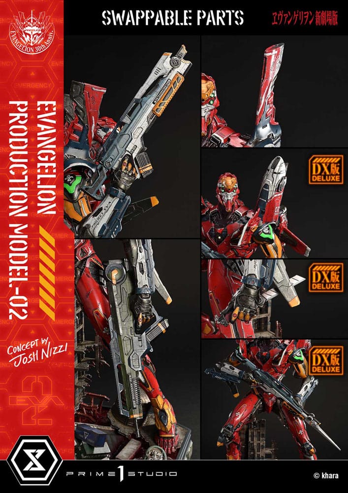 Rebuild of Evangelion Ultimate Diorama Masterline Series Statue Evangelion Production Model-02 (Concept By Josh Nizzi) Deluxe Version 73 cm Prizefiguren Yokina