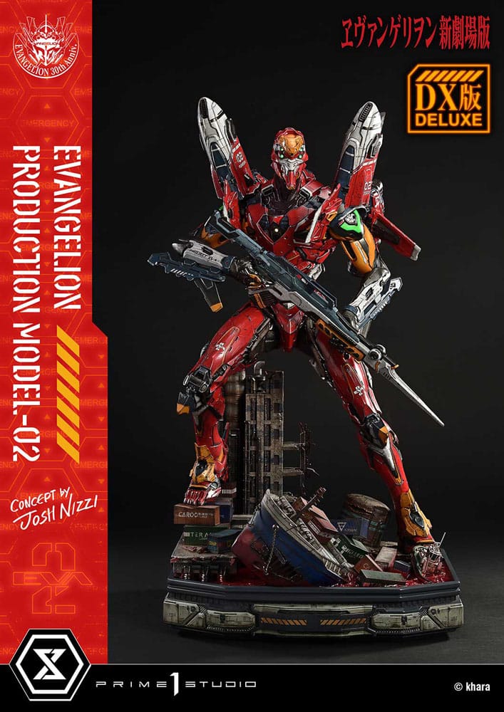Rebuild of Evangelion Ultimate Diorama Masterline Series Statue Evangelion Production Model-02 (Concept By Josh Nizzi) Deluxe Version 73 cm Prizefiguren Yokina