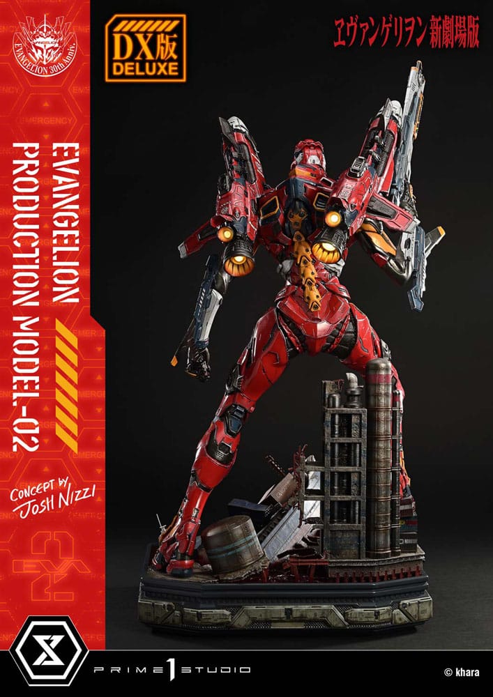 Rebuild of Evangelion Ultimate Diorama Masterline Series Statue Evangelion Production Model-02 (Concept By Josh Nizzi) Deluxe Version 73 cm Prizefiguren Yokina