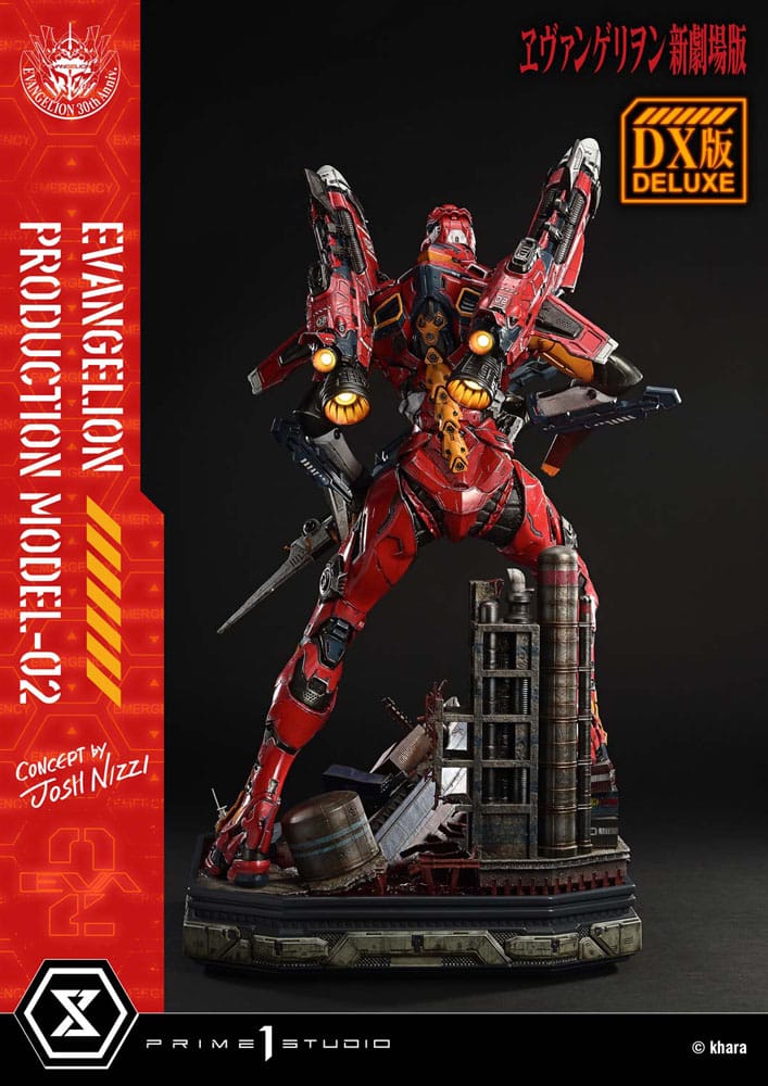 Rebuild of Evangelion Ultimate Diorama Masterline Series Statue Evangelion Production Model-02 (Concept By Josh Nizzi) Deluxe Version 73 cm Prizefiguren Yokina