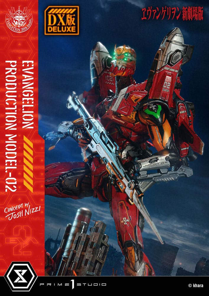 Rebuild of Evangelion Ultimate Diorama Masterline Series Statue Evangelion Production Model-02 (Concept By Josh Nizzi) Deluxe Version 73 cm Prizefiguren Yokina
