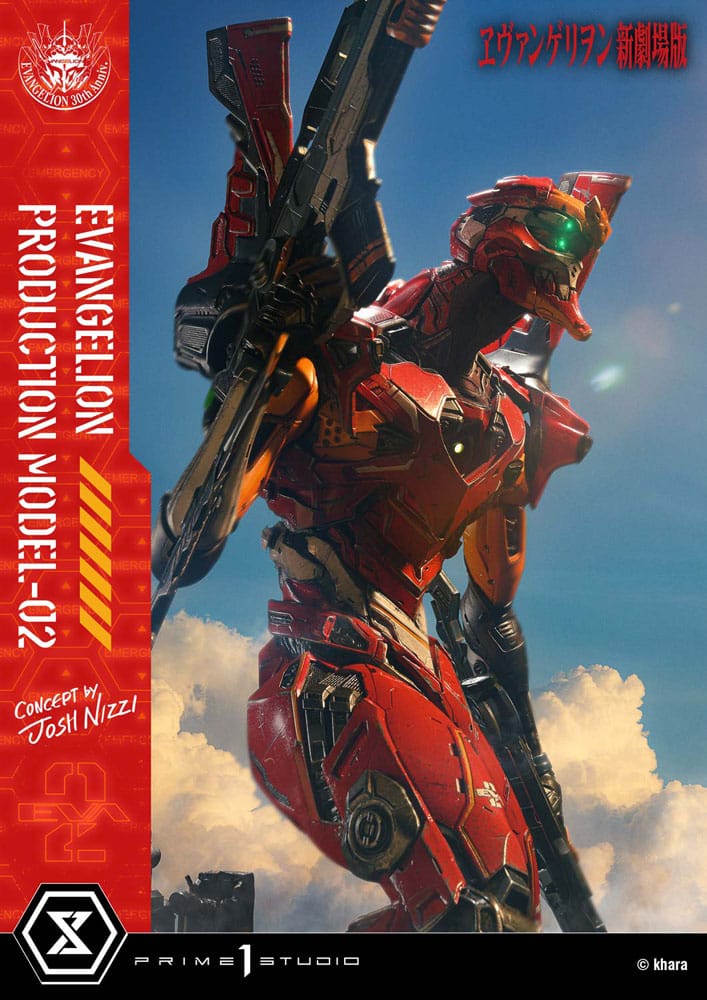 Rebuild of Evangelion Ultimate Diorama Masterline Series Statue Evangelion Production Model-02 (Concept By Josh Nizzi) Deluxe Version 73 cm Prizefiguren Yokina