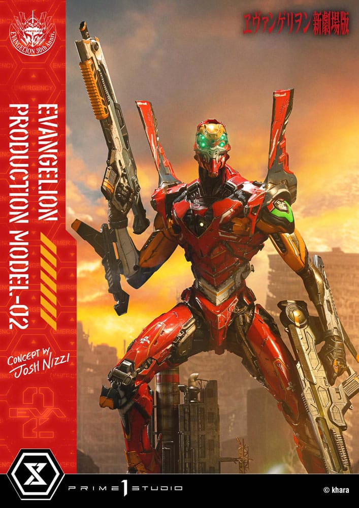 Rebuild of Evangelion Ultimate Diorama Masterline Series Statue Evangelion Production Model-02 (Concept By Josh Nizzi) Deluxe Version 73 cm Prizefiguren Yokina