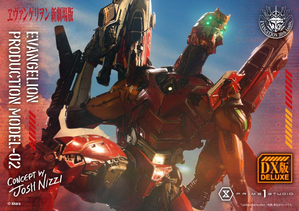 Rebuild of Evangelion Ultimate Diorama Masterline Series Statue Evangelion Production Model-02 (Concept By Josh Nizzi) Deluxe Bonus Version 73 cm Prizefiguren Yokina