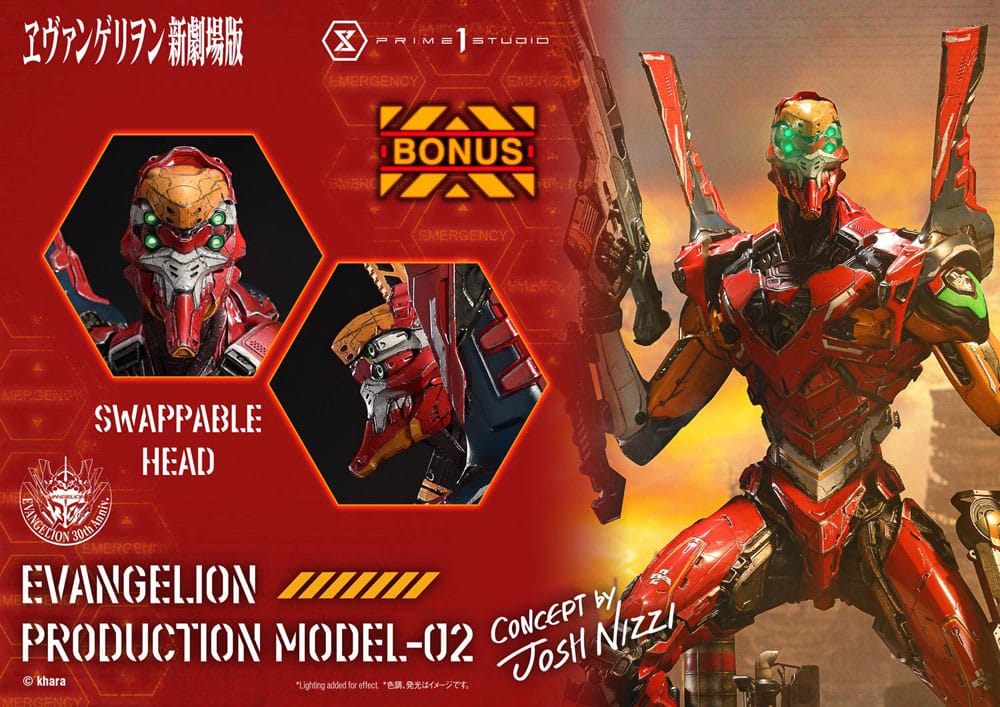 Rebuild of Evangelion Ultimate Diorama Masterline Series Statue Evangelion Production Model-02 (Concept By Josh Nizzi) Deluxe Bonus Version 73 cm Prizefiguren Yokina