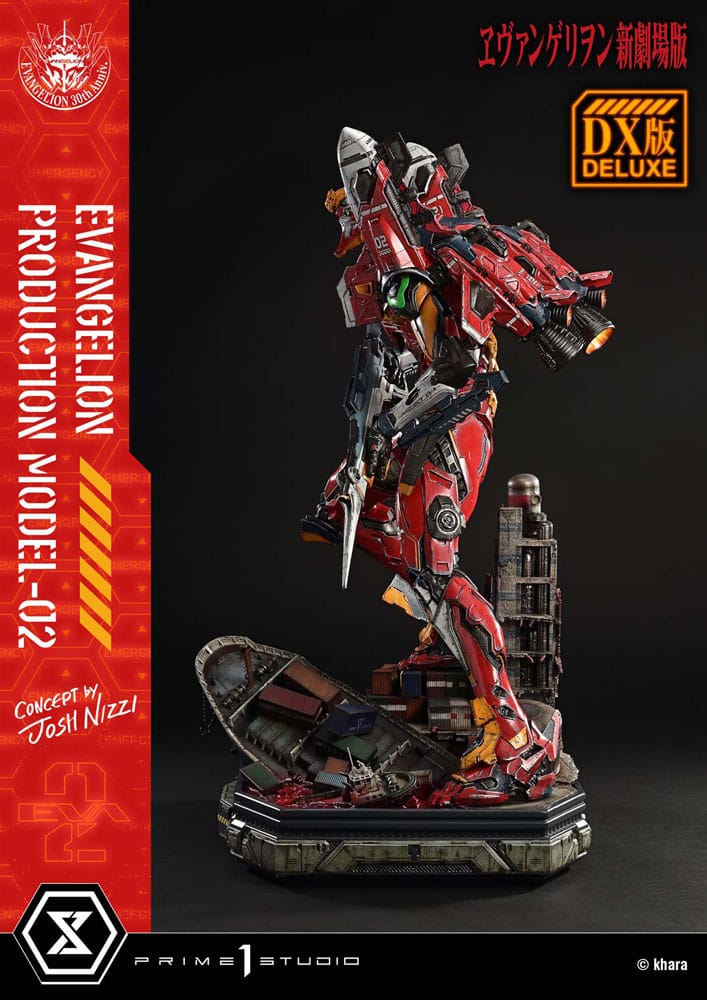 Rebuild of Evangelion Ultimate Diorama Masterline Series Statue Evangelion Production Model-02 (Concept By Josh Nizzi) Deluxe Bonus Version 73 cm Prizefiguren Yokina