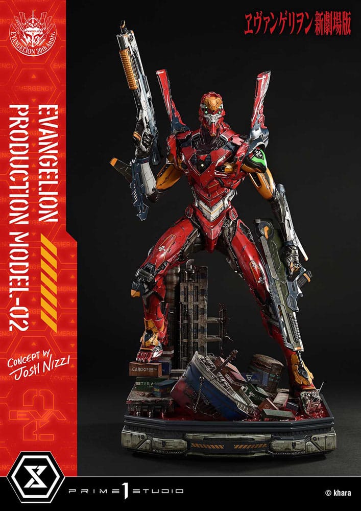 Rebuild of Evangelion Ultimate Diorama Masterline Series Statue Evangelion Production Model-02 (Concept By Josh Nizzi) Deluxe Bonus Version 73 cm Prizefiguren Yokina