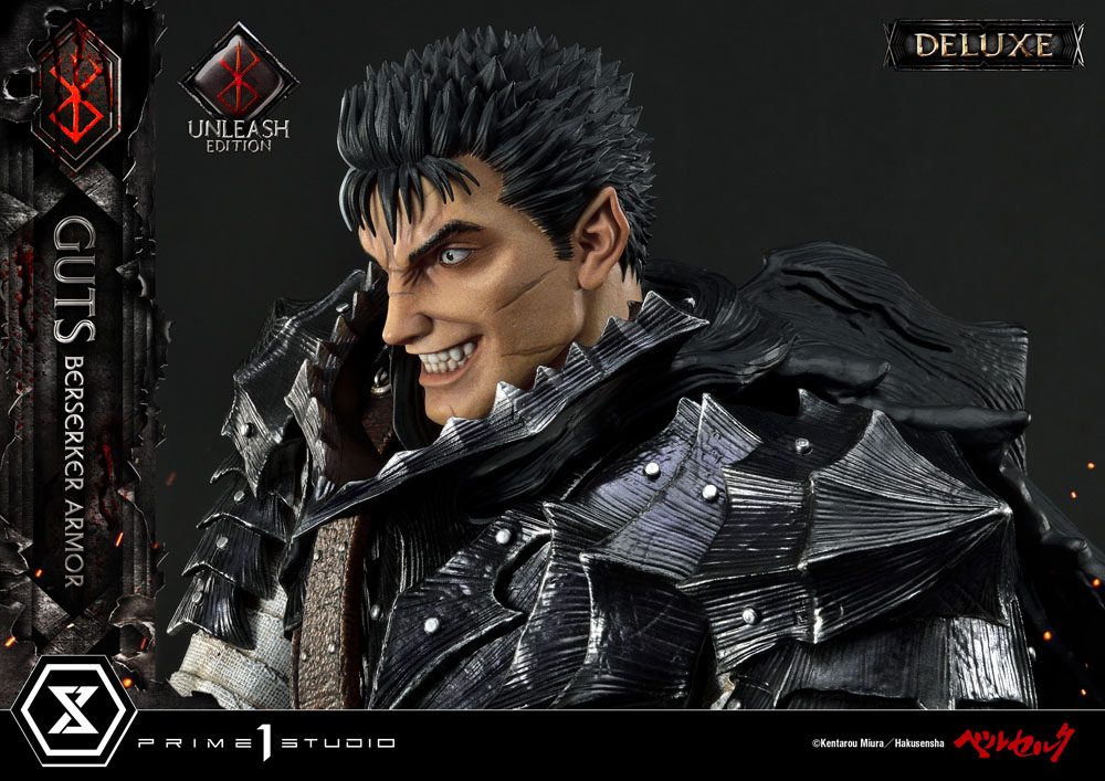 Berserk Statue 1/4 Guts Berserker Armor Unleash Edition Deluxe Version 91 cm Scalefiguren Yokina