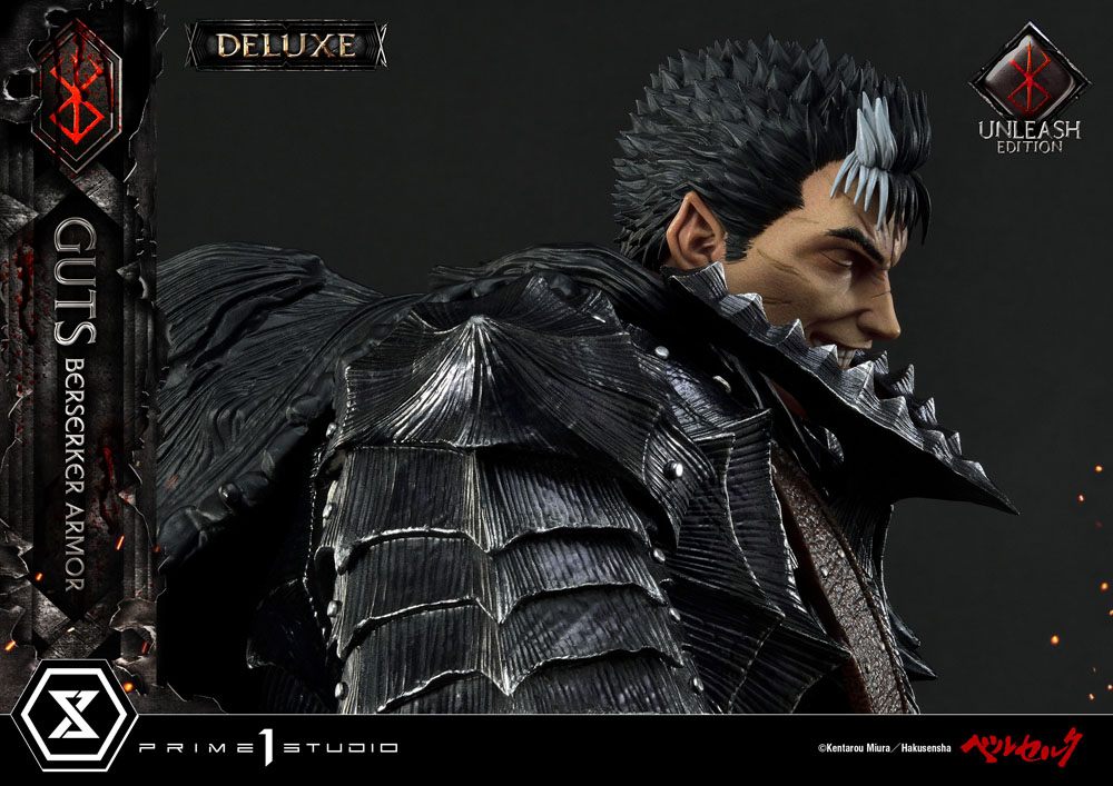 Berserk Statue 1/4 Guts Berserker Armor Unleash Edition Deluxe Version 91 cm Scalefiguren Yokina