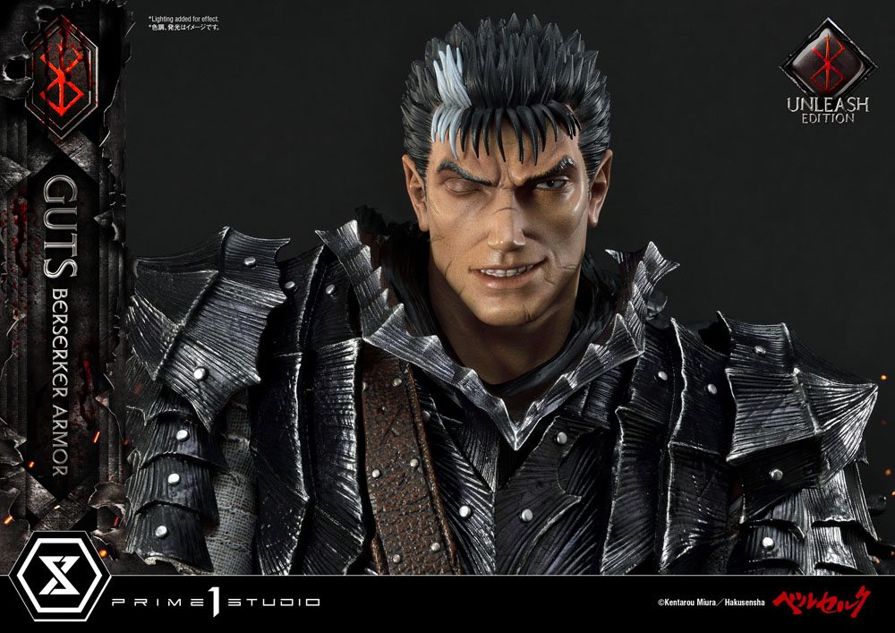 Berserk Statue 1/4 Guts Berserker Armor Unleash Edition Deluxe Version 91 cm Scalefiguren Yokina