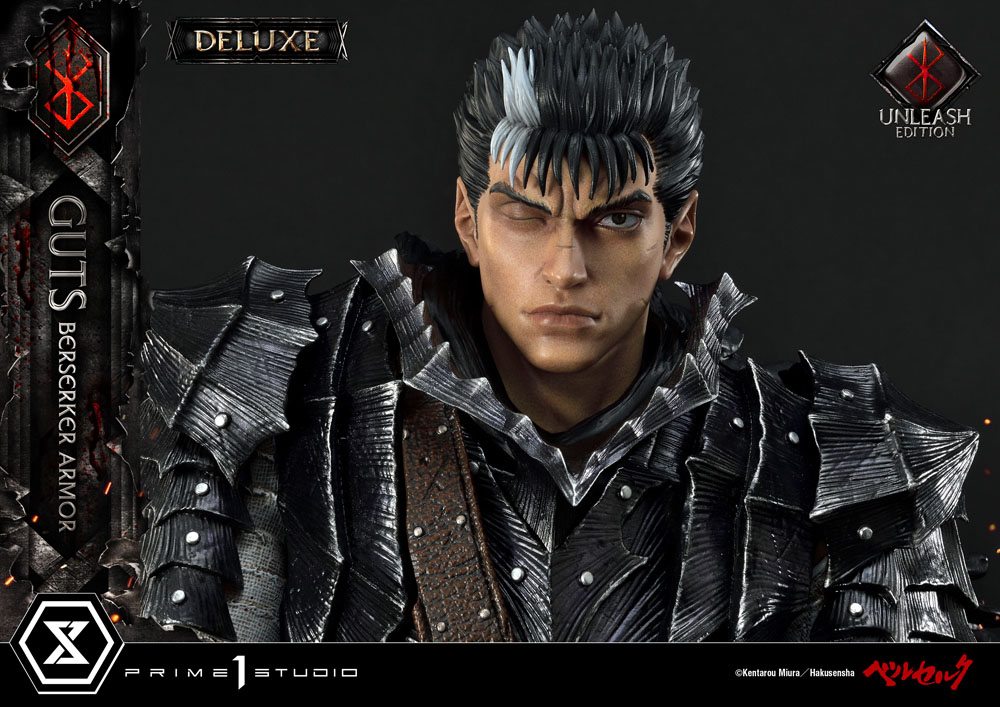 Berserk Statue 1/4 Guts Berserker Armor Unleash Edition Deluxe Version 91 cm Scalefiguren Yokina