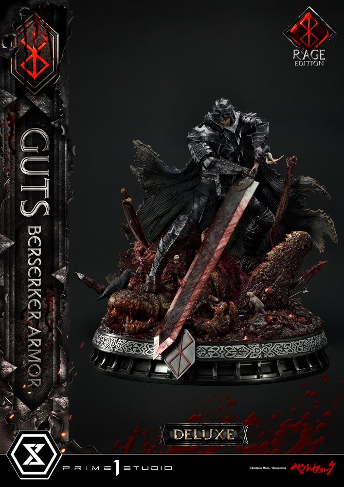Berserk Statue 1/4 Guts Berserker Armor Rage Edition Deluxe Version 67 cm Scalefiguren Yokina