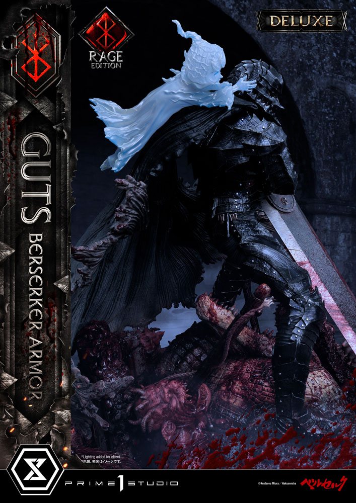 Berserk Statue 1/4 Guts Berserker Armor Rage Edition Deluxe Version 67 cm Scalefiguren Yokina
