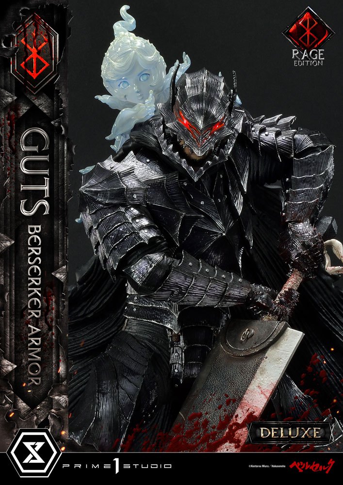 Berserk Statue 1/4 Guts Berserker Armor Rage Edition Deluxe Version 67 cm Scalefiguren Yokina