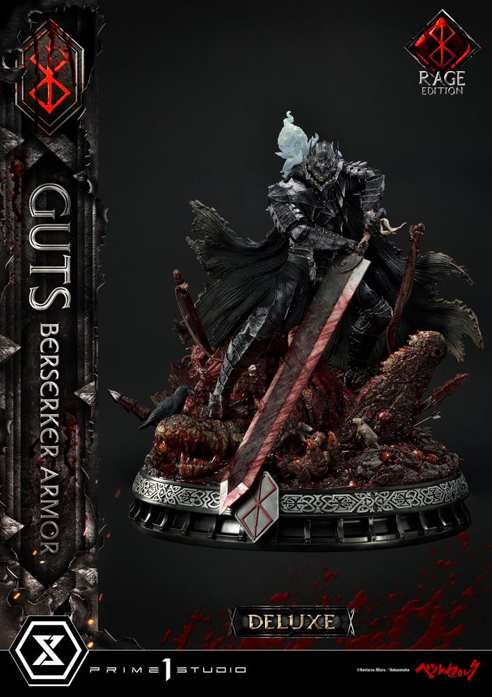 Berserk Statue 1/4 Guts Berserker Armor Rage Edition Deluxe Version 67 cm Scalefiguren Yokina