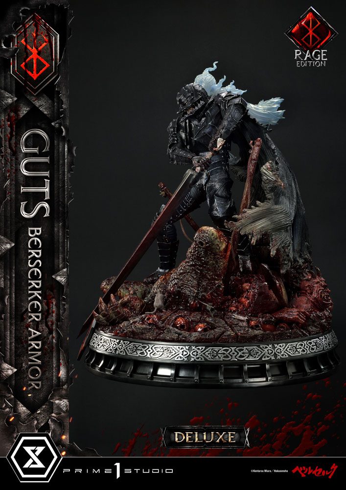 Berserk Statue 1/4 Guts Berserker Armor Rage Edition Deluxe Version 67 cm Scalefiguren Yokina