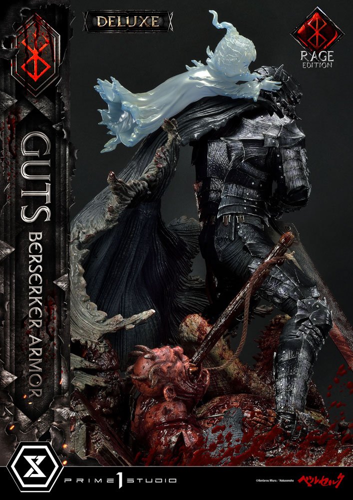 Berserk Statue 1/4 Guts Berserker Armor Rage Edition Deluxe Version 67 cm Scalefiguren Yokina