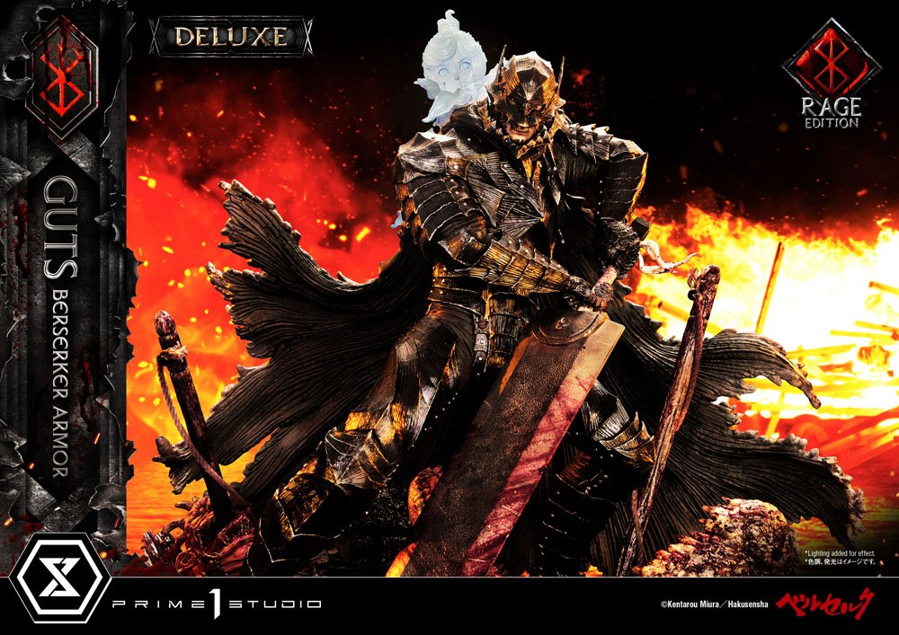 Berserk Statue 1/4 Guts Berserker Armor Rage Edition Deluxe Version 67 cm Scalefiguren Yokina