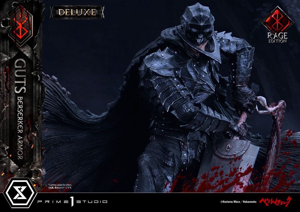 Berserk Statue 1/4 Guts Berserker Armor Rage Edition Deluxe Version 67 cm Scalefiguren Yokina