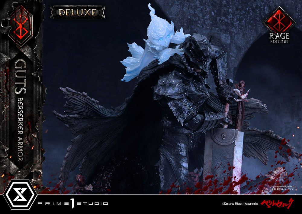 Berserk Statue 1/4 Guts Berserker Armor Rage Edition Deluxe Version 67 cm Scalefiguren Yokina